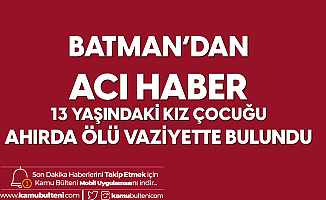 Batman'da Yürek Yakan Olay! 13 Yaşındaki Çocuk Ahırda Asılı Vaziyette Bulundu