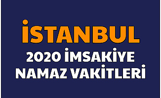 İstanbul 2020 Resimli İmsakiyesi - İftar ve Sahur Vakti