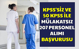KPSS'siz ve 50-60 KPSS ile Mülakatsız 207 Personel Alımı Başvurusu İnternetten Başladı (Gaziantep-Harran-Trakya Üniversitesi)