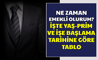 Ne Zaman Emekli Olurum? İşte SSK-Bağkur ve Memurların Emeklilik Hesaplaması (Yaş-Prim-İşte Başlama Tarihine Göre)