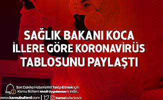 Sağlık Bakanı İlk Kez Açıkladı! Türkiye'de Koronavirüs İllere Göre Dağılım Açıklandı (En Çok Koronavirüsten Vefat Kaydedilen İllerimiz)