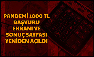 1000 TL Başvurusu ve Sonuç Açıklaması Geldi (Başvuru Nasıl Yapılır , Sonuç Sorgulama Sayfası , Kapsam Dışı)