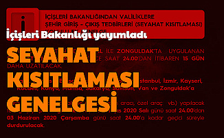 81 İl Valiliğine Seyahat Yasağı Genelgesi: İşte Seyahat Yasağı Olan 15 Şehir
