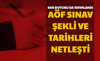 AÖF Final Sınavı İçin Son Duyuru da Geldi: Sınav Tarihleri ve Şekli Netleşti