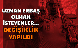 Flaş... Jandarma Uzman Erbaş Alımında Değişiklik Yapıldı