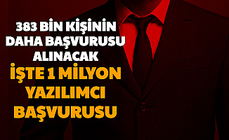 383 Bin Kişi Daha Alınacak: 1 Milyon Yazılımcı Başvurusu Devam Ediyor