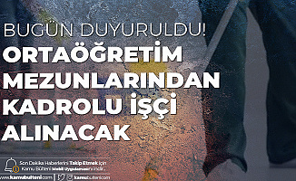 Akdeniz Üniversitesi'ne İŞKUR Aracılığı ile En Az Ortaöğretim Mezunu 82 Kadrolu İşçi Alımı Yapılacak
