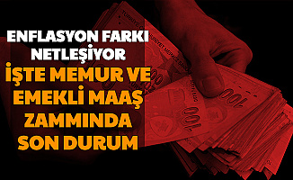 Emekli ve Memur Zammı İçin Rakam Açıklandı-İşte Enflasyon Farkı