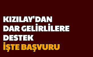 Kızılay'dan Dar Gelirlilere Yarım-İşte Başvuru Formu Sayfası