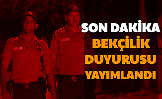 Tarih Açıklandı: Polis Akademisi'nden Bekçilik Duyurusu
