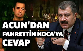 Acun Ilıcalı'dan Fahrettin Koca'ya Survivor Cevabı