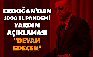 Erdoğan'dan 1000 TL Pandemi Yardımı Açıklaması: "Devam Edecek" İşte Başvuru ve Sonuç Sayfası