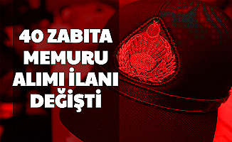 Şahinbey Belediyesi Zabıta Memuru Alımı İlanı Değişti