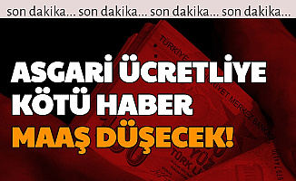 Asgari Ücretli Çalışana Kötü Haber: Maaş Düşecek 2020