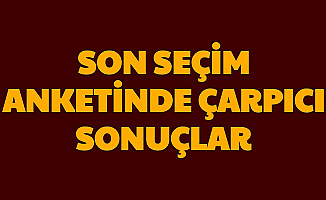 Son Seçim Anketinde Çarpıcı Sonuçlar Çıktı: İşte Erdoğan, İmamoğlu, Muharrem İnce ve Mansur Yavaş'ın Oy Oranı