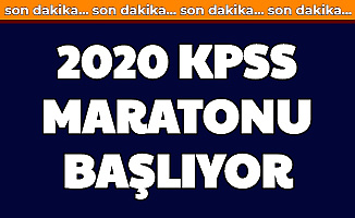 2020 KPSS İçin Süreç Başlıyor