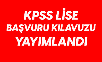 2020 KPSS Ortaöğretim Başvuruları Başlıyor! Başvuru Kılavuzu Yayımlandı