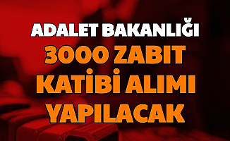 Adalet Bakanlığı 3 Bin Zabıt Katibi Alımı Yapacak