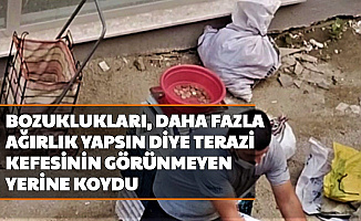 Pazarcının Hileli Terazi Oyunu Ortaya Çıktı