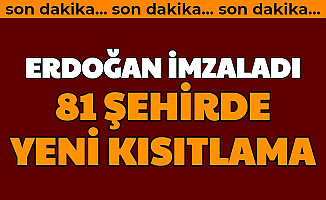 Son Dakika: Türkiye genelinde Yeni Kısıtlama genelgesi
