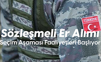 Sözleşmeli Er Alımı Birinci Grup Adaylar 15 Eylül'den İtibaren Sınavlara Girecek
