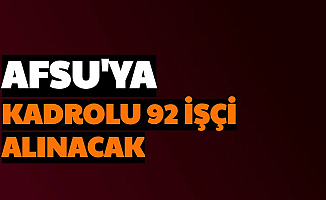 Afyonkarahisar Sağlık Bilimleri Üniversitesi'ne 92 Sürekli İşçi Alımı Yapılacak