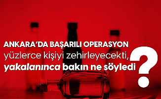 Ankara Sincan'da Kaçak İçki Operasyonu