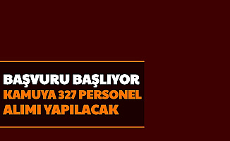 Kamuya 327 İşçi ve Personel Alımı Başvurusu Başlıyor KPSS'siz ve 70 KPSS ile