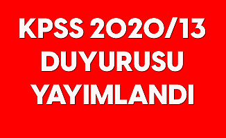 KPSS 2020/13 Yerleştirme Sonuçları Açıklandı