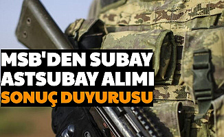 MSB PERTEM'den Subay Astsubay Alımı Sonuç Duyurusu