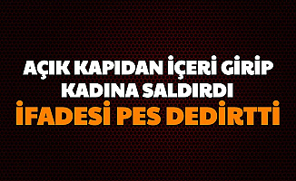 Tatil Sapığı Açık Kapıdan İçeri Girip Kadına Saldırdı
