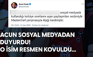 Acun Ilıcalı Sosyal Medya Hesabından Duyurdu! MasterChef'te Diskalifiye Şoku!