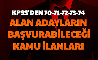 KPSS'den 70, 71, 72, 73, 74 Alanlar Nerelere Başvurabilir? İşte Alım Yapacak Yerler