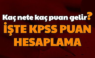Kpss Puan Hesaplama