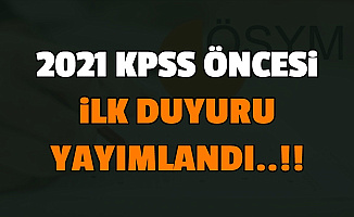 2021 KPSS İçin İlk Duyuru Yayımlandı: ÖABT Alanları Açıklandı