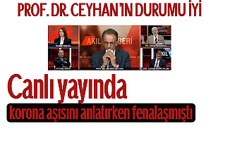 Canlı Yayında Rahatsızlanan Prof. Dr. Mehmet Ceyhan'ın Sağlık Durumu Hakkında Açıklama Geldi