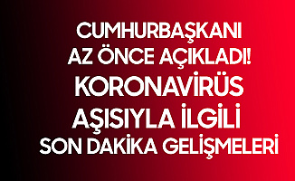 Cumhurbaşkanı Erdoğan'dan Koronavirüs Aşısı ve Normalleşme Sürecine İlişkin Açıklama