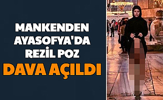 Her Yerde Çıplak Poz Veren Mankenden Ayasofya'da Rezil Poz: Dava Açıldı