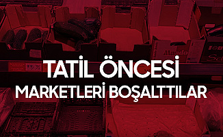 İsviçre'de Noel Tatili Öncesi Marketlere Akın....