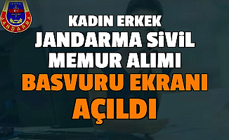 Jandarma Kadın Erkek Sivil Memur Alımı Başvuru Ekranı Açıldı-KPSS 60 Puan ile En Az Lise