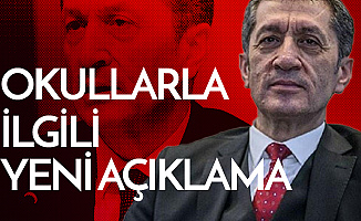 Milli Eğitim Bakanı Ziya Selçuk'tan Okullarla İlgili Yeni Açıklamalar