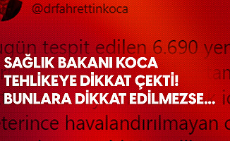 Sağlık Bakanı Fahrettin Koca'dan Uyarı! Hasta Sayısını Azaltmak için Bunlara Dikkat!
