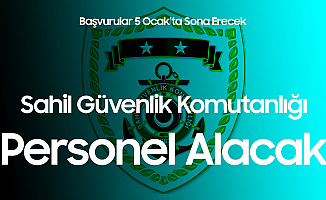 Sahil Güvenlik Komutanlığı Memur Alımı Başvuruları 5 Ocak'ta Sona Erecek