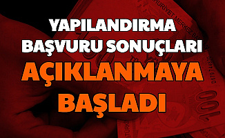 Yapılandırma Başvuru Sonucu Açıklanmaya Başladı: İşte İlk Taksit Ödeme Tarihi ve Ödeme Yeri