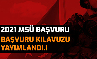 2021 MSÜ Başvuru Kılavuzu Yayımlandı: Milli Savunma Üniversitesi Lise Mezunu Askeri Öğrenci Alımı Yapacak
