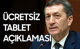 Bakan Selçuk'tan İhtiyaç Sahiplerine Ücretsiz Tablet Açıklaması