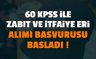 Çorum Belediyesi 60 KPSS ile İtfaiye Eri ve Zabıta Memuru Alımı Başvurusu Başladı
