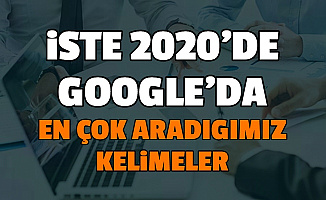 Google Açıkladı: İşte 2020'de Türkiye'de En Çok Aranan Kelimeler