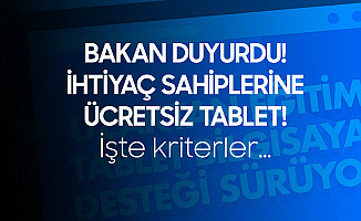Milli Eğitim Bakanı Selçuk'tan Ücretsiz Tablet Paylaşımı
