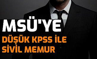 MSÜ Düşük KPSS ile Sivil Memur Alımı Yapıyor: İşte En Az Lise Mezunu Personel Alımı Başvurusu MSB PERTEM